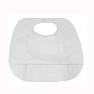 Babador Plástico Adulto Cristal – Reutilizável e Transparente