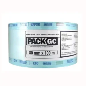 Bobina para Esterilização 80mm x 100m – PackGC